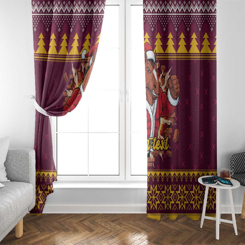 Jingle Broncos Jump Personalized Window Curtain Christmas Rugby League Spirit - Aussie Hoodie