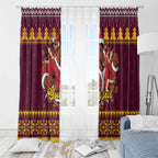 Jingle Broncos Jump Personalized Window Curtain Christmas Rugby League Spirit - Aussie Hoodie