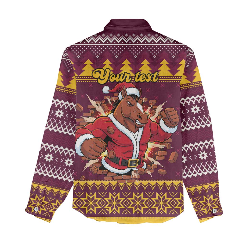 Jingle Broncos Jump Personalized Women Casual Shirt Christmas Rugby League Spirit - Aussie Hoodie