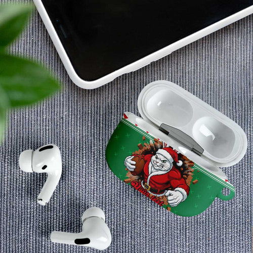 Jingle Rabbitohs Jump Personalized AirPods Case Christmas Rugby League Spirit - Aussie Hoodie