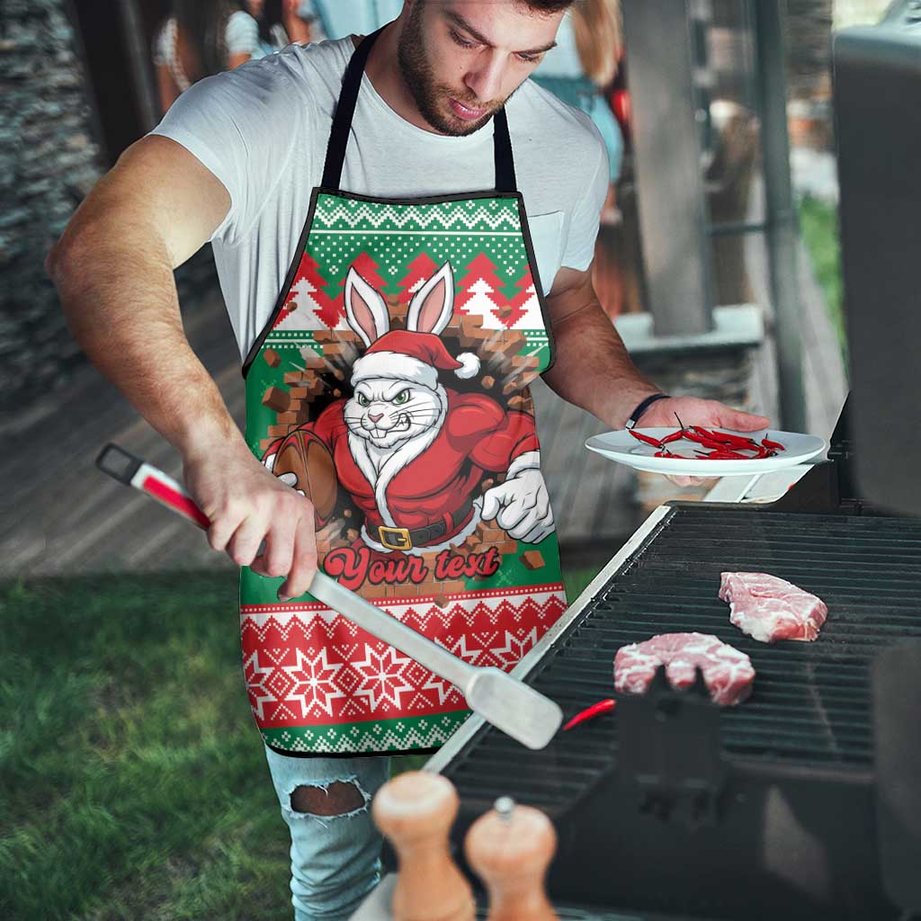 Jingle Rabbitohs Jump Personalized Apron Christmas Rugby League Spirit - Aussie Hoodie