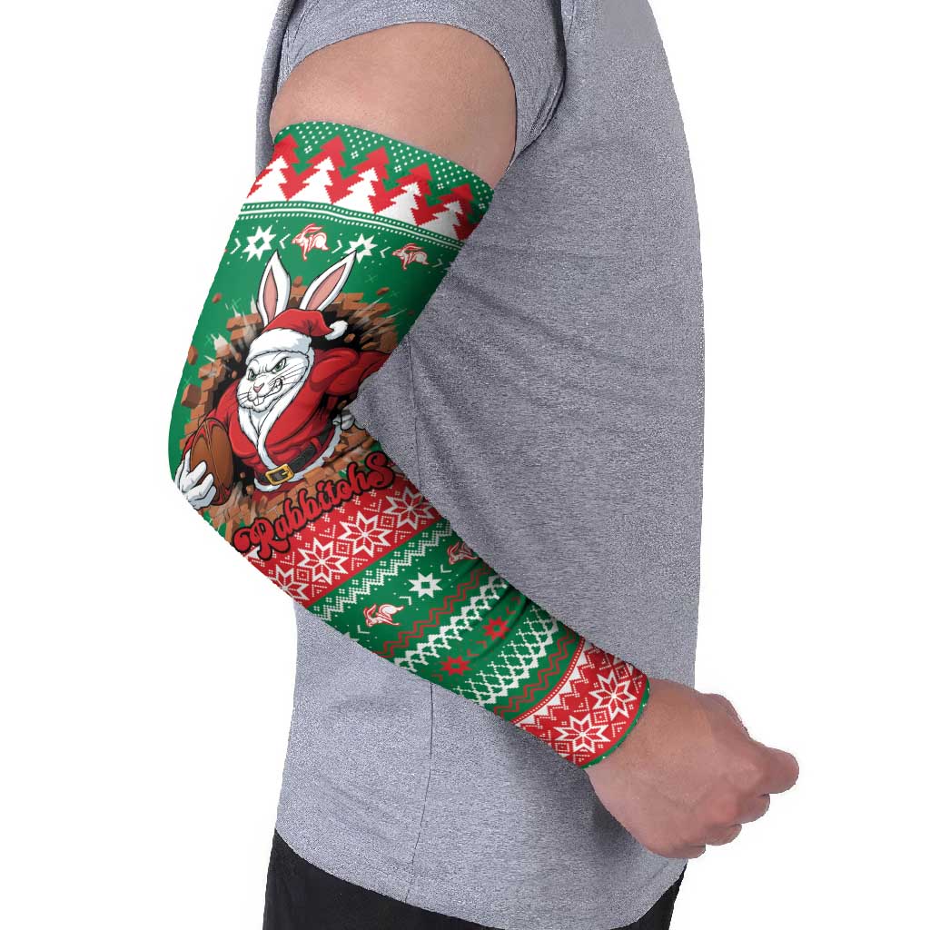 Jingle Rabbitohs Jump Personalized Arm Sleeves Christmas Rugby League Spirit - Aussie Hoodie