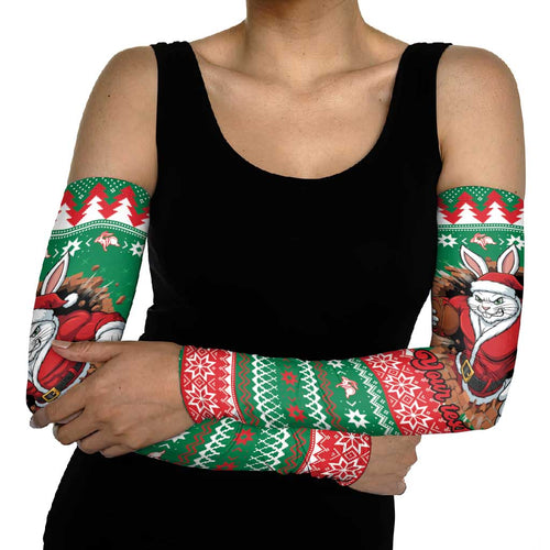 Jingle Rabbitohs Jump Personalized Arm Sleeves Christmas Rugby League Spirit - Aussie Hoodie