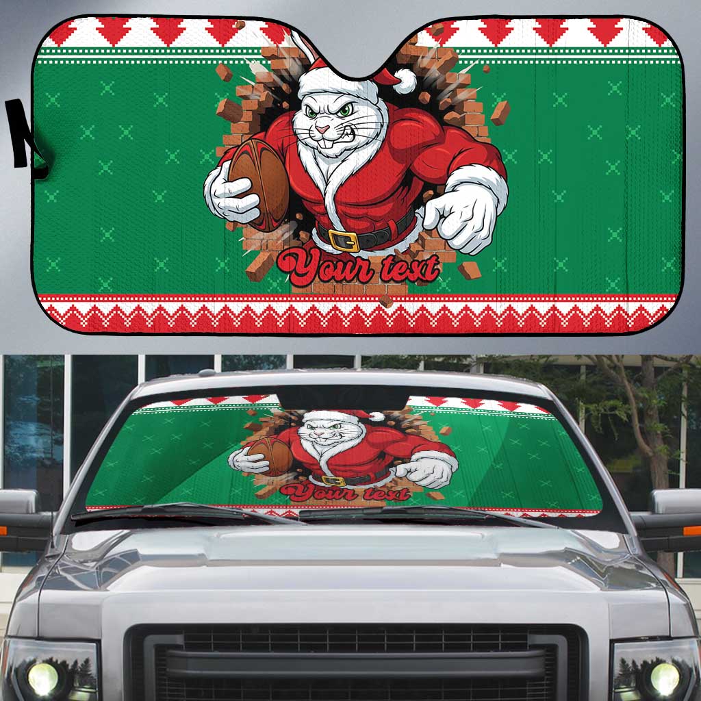 Jingle Rabbitohs Jump Personalized Auto Sun Shade Christmas Rugby League Spirit - Aussie Hoodie