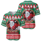 Jingle Rabbitohs Jump Personalized Baseball Jersey Christmas Rugby League Spirit - Aussie Hoodie