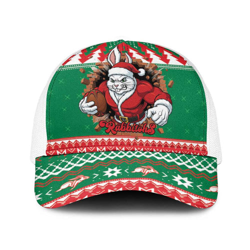 Jingle Rabbitohs Jump Baseball Net Cap Christmas Rugby League Spirit - Aussie Hoodie