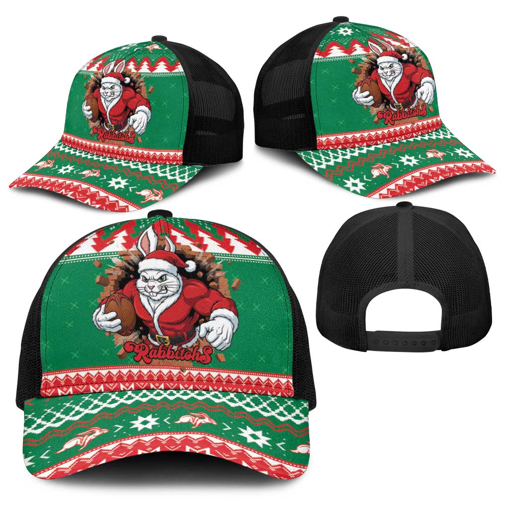 Jingle Rabbitohs Jump Baseball Net Cap Christmas Rugby League Spirit - Aussie Hoodie