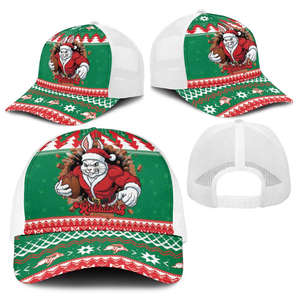Jingle Rabbitohs Jump Baseball Net Cap Christmas Rugby League Spirit - Aussie Hoodie