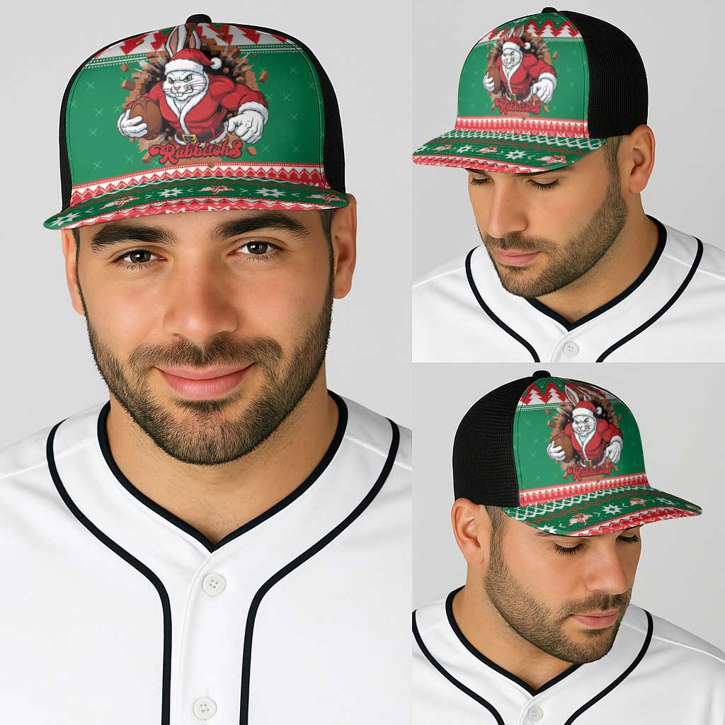 Jingle Rabbitohs Jump Baseball Net Cap Christmas Rugby League Spirit - Aussie Hoodie