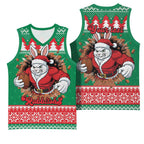 Jingle Rabbitohs Jump Personalized Basketball Jersey Christmas Rugby League Spirit - Aussie Hoodie