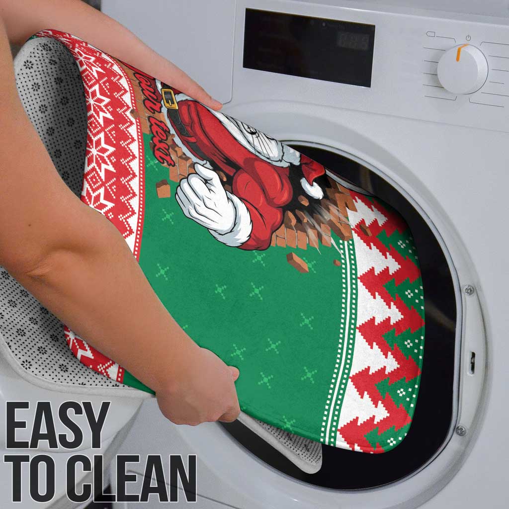 Jingle Rabbitohs Jump Personalized Bathroom Set Christmas Rugby League Spirit - Aussie Hoodie