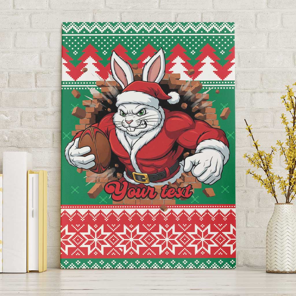 Jingle Rabbitohs Jump Personalized Canvas Wall Art Christmas Rugby League Spirit - Aussie Hoodie