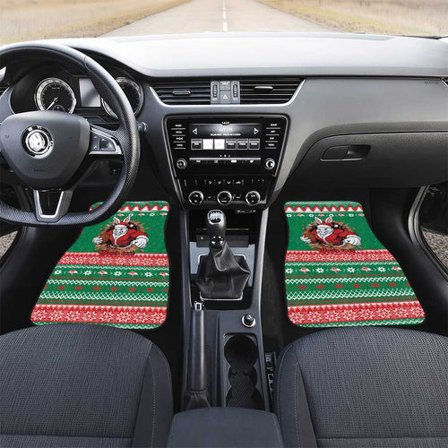 Jingle Rabbitohs Jump Personalized Car Mats Christmas Rugby League Spirit - Aussie Hoodie