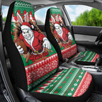 Jingle Rabbitohs Jump Personalized Car Seat Cover Christmas Rugby League Spirit - Aussie Hoodie