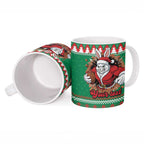 Jingle Rabbitohs Jump Personalized Ceramic Mug Christmas Rugby League Spirit - Aussie Hoodie
