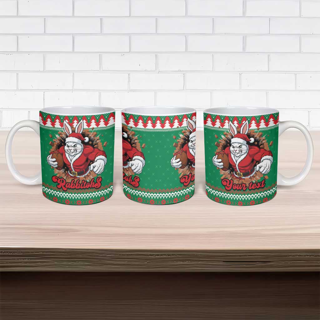 Jingle Rabbitohs Jump Personalized Ceramic Mug Christmas Rugby League Spirit - Aussie Hoodie