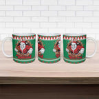 Jingle Rabbitohs Jump Personalized Ceramic Mug Christmas Rugby League Spirit - Aussie Hoodie