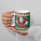 Jingle Rabbitohs Jump Personalized Ceramic Mug Christmas Rugby League Spirit - Aussie Hoodie