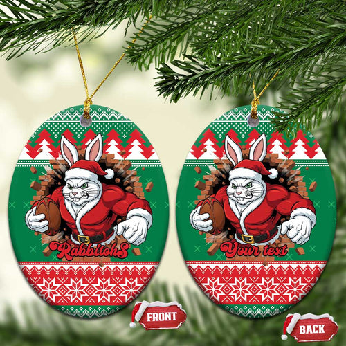 Jingle Rabbitohs Jump Personalized Ceramic Ornament Christmas Rugby League Spirit - Aussie Hoodie