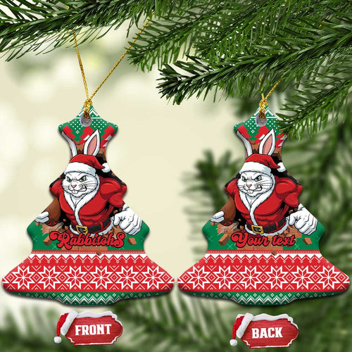 Jingle Rabbitohs Jump Personalized Ceramic Ornament Christmas Rugby League Spirit - Aussie Hoodie