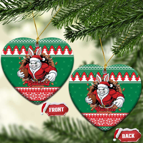 Jingle Rabbitohs Jump Personalized Ceramic Ornament Christmas Rugby League Spirit - Aussie Hoodie