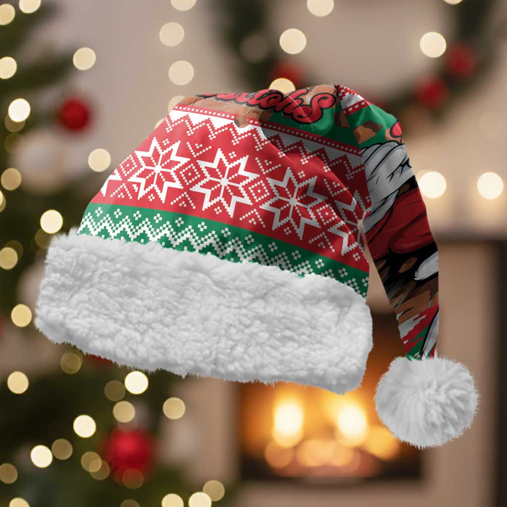Jingle Rabbitohs Jump Personalized Christmas Santa Hat Christmas Rugby League Spirit - Aussie Hoodie