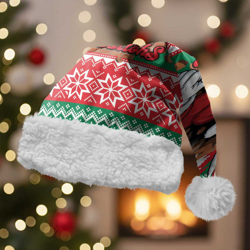 Jingle Rabbitohs Jump Personalized Christmas Santa Hat Christmas Rugby League Spirit - Aussie Hoodie