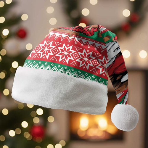 Jingle Rabbitohs Jump Personalized Christmas Santa Hat Christmas Rugby League Spirit - Aussie Hoodie