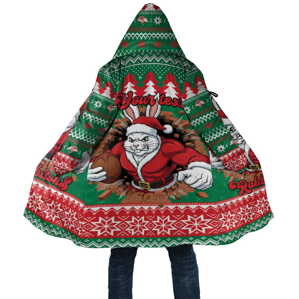 Jingle Rabbitohs Jump Personalized Cloak Christmas Rugby League Spirit - Aussie Hoodie