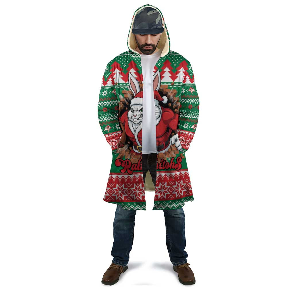 Jingle Rabbitohs Jump Personalized Cloak Christmas Rugby League Spirit - Aussie Hoodie