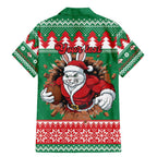 Jingle Rabbitohs Jump Personalized Family Matching Mermaid Dress and Hawaiian Shirt Christmas Rugby League Spirit - Aussie Hoodie