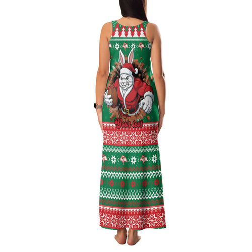 Jingle Rabbitohs Jump Personalized Family Matching Tank Maxi Dress and Hawaiian Shirt Christmas Rugby League Spirit - Aussie Hoodie
