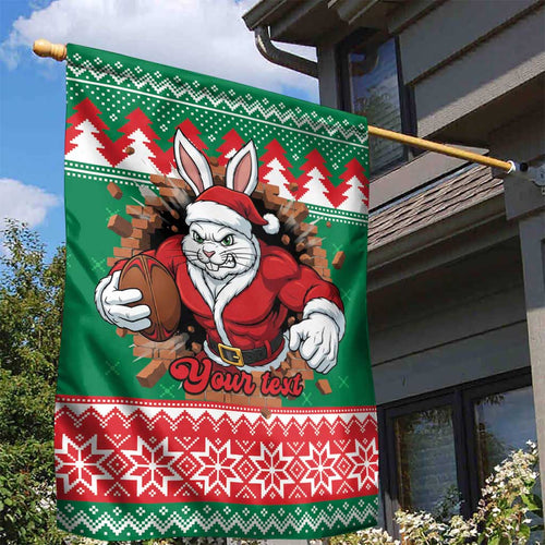 Jingle Rabbitohs Jump Personalized Garden Flag Christmas Rugby League Spirit - Aussie Hoodie