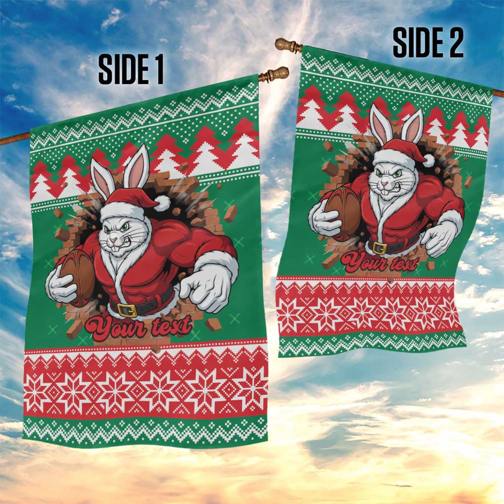 Jingle Rabbitohs Jump Personalized Garden Flag Christmas Rugby League Spirit - Aussie Hoodie