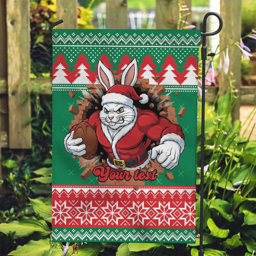 Jingle Rabbitohs Jump Personalized Garden Flag Christmas Rugby League Spirit - Aussie Hoodie