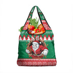 Jingle Rabbitohs Jump Personalized Grocery Bag Christmas Rugby League Spirit - Aussie Hoodie
