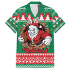 Jingle Rabbitohs Jump Personalized Hawaiian Shirt Christmas Rugby League Spirit - Aussie Hoodie