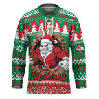 Jingle Rabbitohs Jump Personalized Hockey Jersey Christmas Rugby League Spirit - Aussie Hoodie