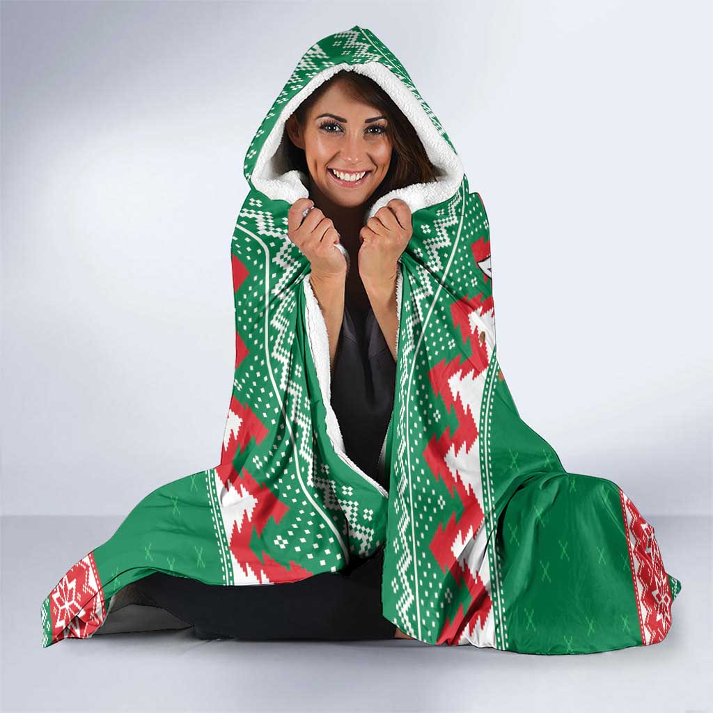 Jingle Rabbitohs Jump Personalized Hooded Blanket Christmas Rugby League Spirit - Aussie Hoodie
