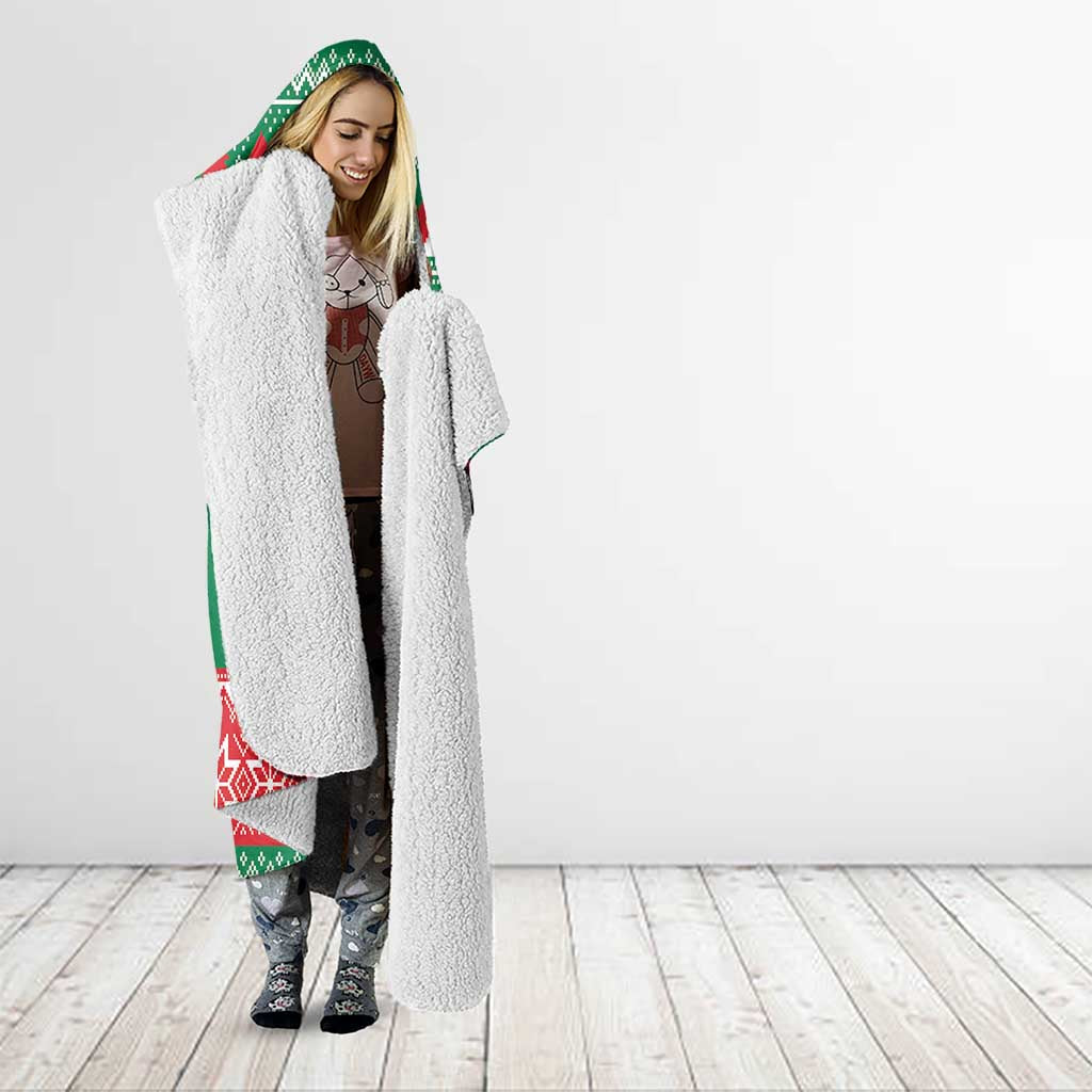 Jingle Rabbitohs Jump Personalized Hooded Blanket Christmas Rugby League Spirit - Aussie Hoodie
