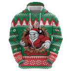 Jingle Rabbitohs Jump Personalized Hoodie Christmas Rugby League Spirit - Aussie Hoodie