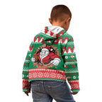 Jingle Rabbitohs Jump Personalized Kid Hoodie Christmas Rugby League Spirit - Aussie Hoodie