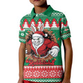 Jingle Rabbitohs Jump Personalized Kid Polo Shirt Christmas Rugby League Spirit - Aussie Hoodie