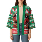 Jingle Rabbitohs Jump Personalized Kimono Christmas Rugby League Spirit - Aussie Hoodie