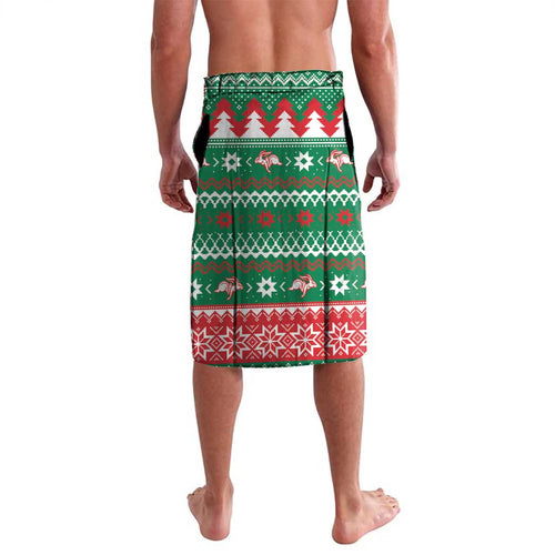 Jingle Rabbitohs Jump Personalized Lavalava Christmas Rugby League Spirit - Aussie Hoodie
