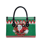Jingle Rabbitohs Jump Personalized Leather Bag Christmas Rugby League Spirit - Aussie Hoodie