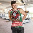 Jingle Rabbitohs Jump Personalized Men Tank Top Christmas Rugby League Spirit - Aussie Hoodie
