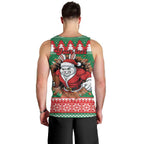 Jingle Rabbitohs Jump Personalized Men Tank Top Christmas Rugby League Spirit - Aussie Hoodie