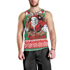 Jingle Rabbitohs Jump Personalized Men Tank Top Christmas Rugby League Spirit - Aussie Hoodie