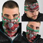 Jingle Rabbitohs Jump Personalized Neck Gaiter Christmas Rugby League Spirit - Aussie Hoodie